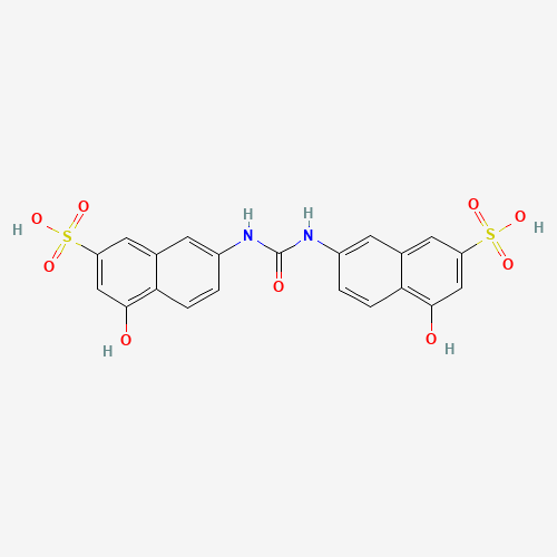 4-hydroxy-7-[(5-hydroxy-7-sulfonaphthalen-2-yl)carbamoylamino]naphthalene-2-sulfonic acid
