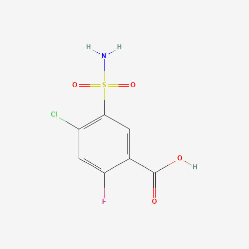 4-Chloro-2-fluoro-5-sulfamylbenzoic acid