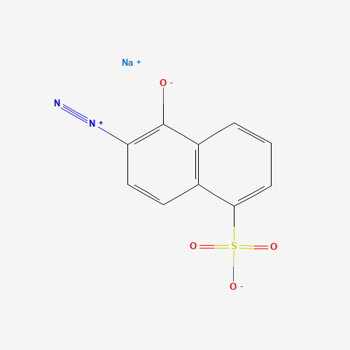 sodium;6-diazonio-5-oxidonaphthalene-1-sulfonate