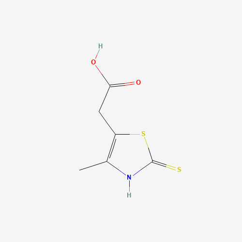 2-Mercapto-4-methyl-5-thiazoleacetic acid