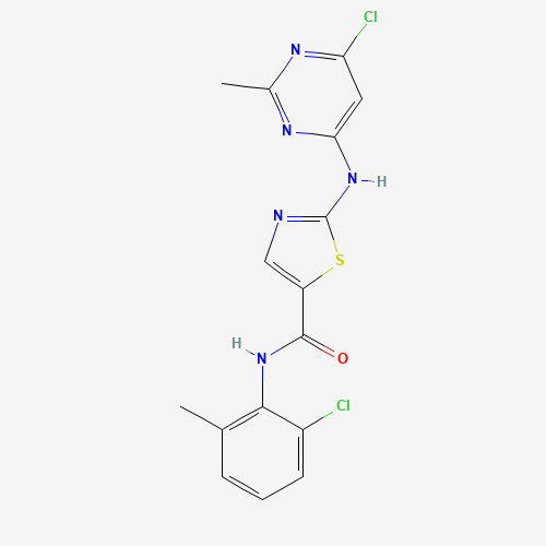 2-(6-Chloro-2-methylpyrimidin-4-ylamino)-N-(2-chloro-6-methylphenyl)thiazole-5-carboxamide