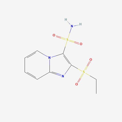 2-Ethylsulfonylimidazo[1,2-a]pyridine-3-sulfonamide