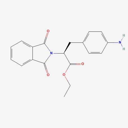 (S)-Ethyl 3-(4-aminophenyl)-2-(1,3-dioxoisoindolin-2-yl)propanoate