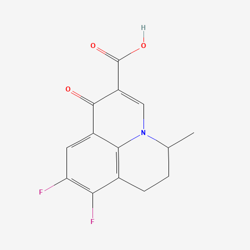 8,9-Difluoro-5-methyl-1-oxo-1,5,6,7-tetrahydropyrido[3,2,1-ij]quinoline-2-carboxylic acid