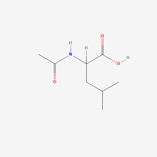 2-Acetamido-4-methylpentanoic acid 99-15-0
