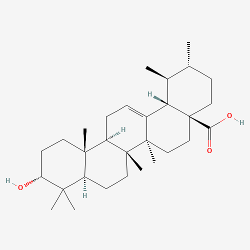 3Alpha-Hydroxyurs-12-En-28-Oic Acid 989-30-0
