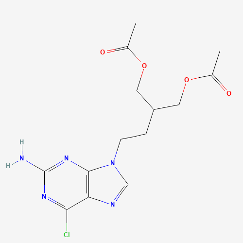 2-(2-(2-Amino-6-chloro-9H-purin-9-yl)ethyl)propane-1,3-diyl diacetate 97845-60-8