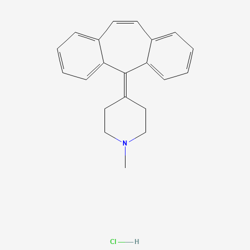 4-(5H-Dibenzo[a,d][7]annulen-5-ylidene)-1-methylpiperidine hydrochloride 969-33-5
