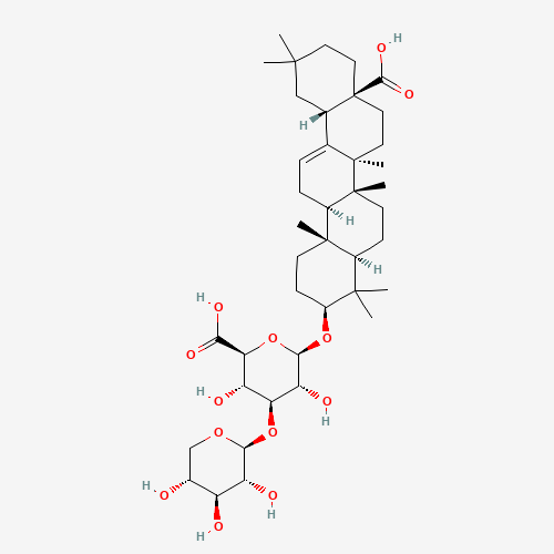 3-O-(Beta-D-Xylopyranosyl(1->3)-Beta-D-Glucopyranosiduronic Acid)Oleanolic Acid 96990-18-0