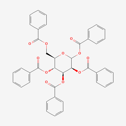(3S,4S,5R,6R)-6-((Benzoyloxy)methyl)tetrahydro-2H-pyran-2,3,4,5-tetrayl tetrabenzoate 96996-90-6