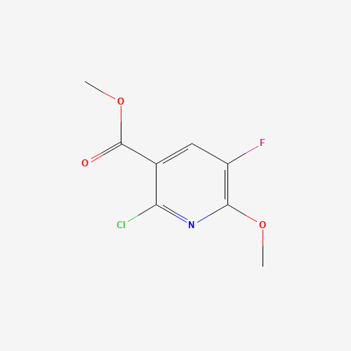 Methyl 2-chloro-5-fluoro-6-methoxynicotinate 959616-64-9