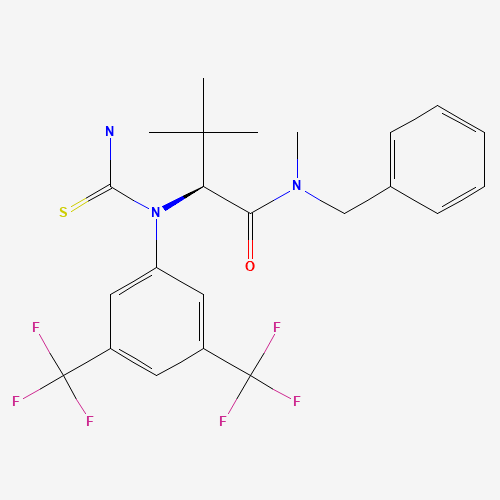 (S)-N-benzyl-2-(1-(3,5-bis(trifluoromethyl)phenyl)thioureido)-N,3,3-trimethylbutanamide 959979-30-7