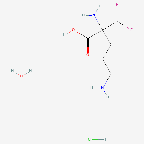 2,5-Diamino-2-(difluoromethyl)pentanoic acid hydrochloride hydrate 96020-91-6