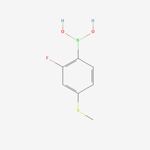 (2-Fluoro-4-(methylthio)phenyl)boronic acid 957060-84-3
