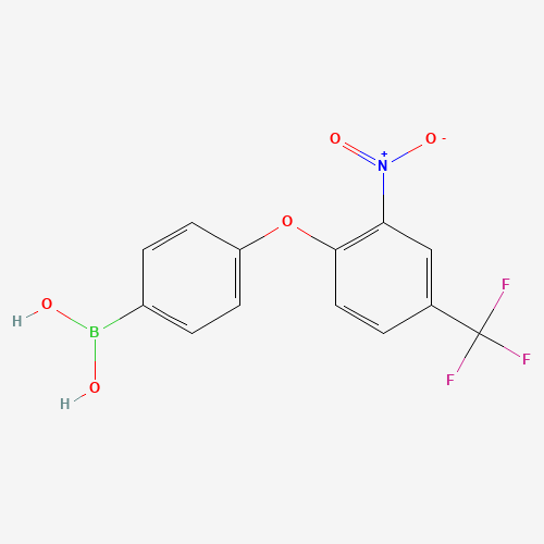 (4-(2-Nitro-4-(trifluoromethyl)phenoxy)phenyl)boronic acid 957062-58-7