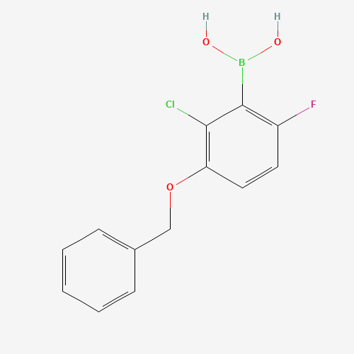 3-Benzyloxy-2-chloro-6-fluorophenylboronic acid 957062-67-8